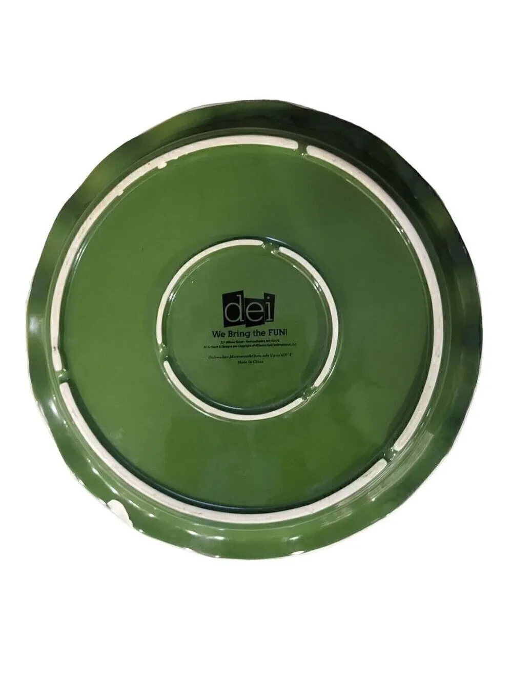Dei Stoneware Recipe‎ Pie Plate